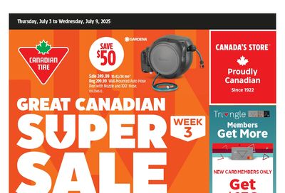 Canadian Tire (Atlantic) Flyer July 3 to 9