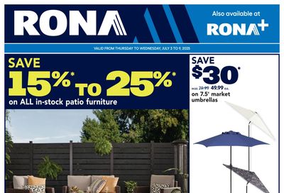 Rona & Rona+ (ON) Flyer July 3 to 9