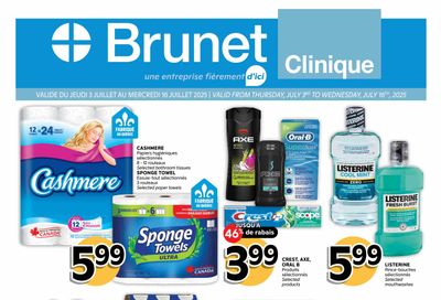 Brunet Clinique Flyer July 3 to 16 Brunet Clinique Flyer July 3 to 16