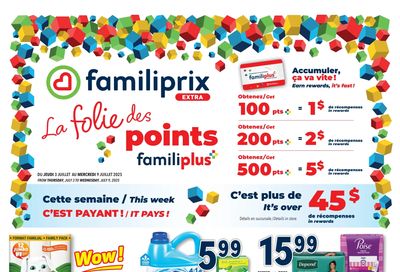 Familiprix Extra Flyer July 3 to 9
