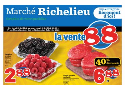 Marche Richelieu Flyer July 3 to 9 Marche Richelieu Flyer July 3 to 9