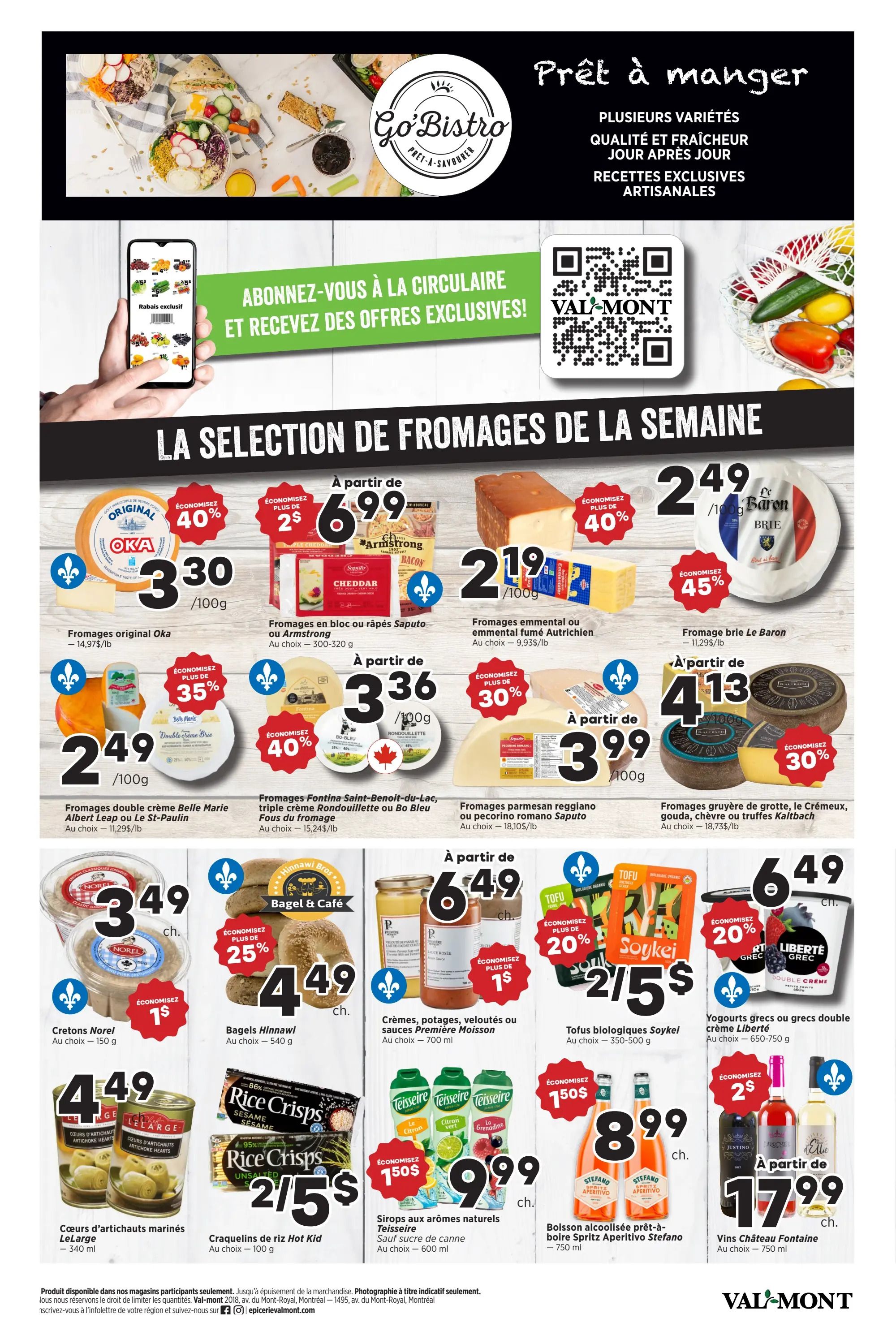 Val-Mont Flyer July 3 to 9