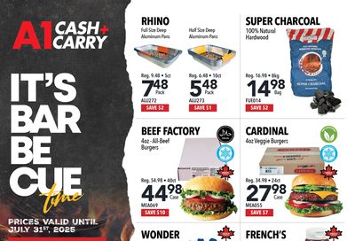 A-1 Cash and Carry Flyer July 1 to 31