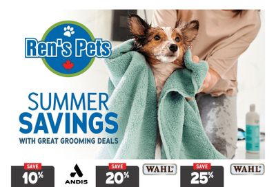 Ren's Pets Summer Savings Flyer July 1 to 31