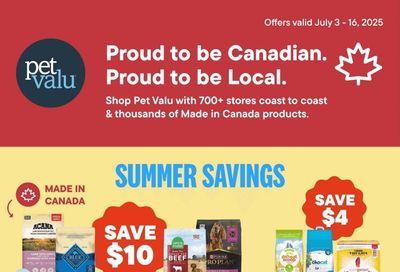 Pet Valu Flyer July 3 to 16 Pet Valu Flyer July 3 to 16