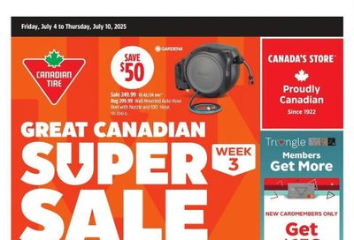 Canadian Tire (West) Flyer July 4 to 10