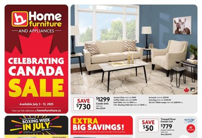 Home Furniture (Atlantic) Flyer July 3 to 13