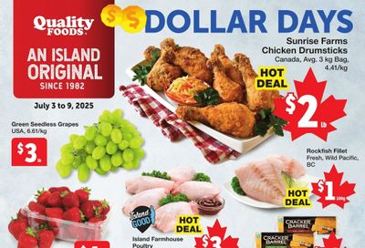 Quality Foods Flyer July 3 to 9 Quality Foods Flyer July 3 to 9