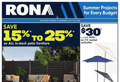 Rona & Rona+ (Atlantic) Flyer July 3 to 9