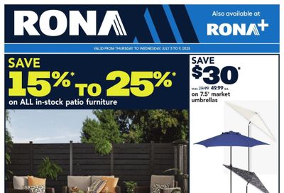 Rona & Rona+ (West) Flyer July 3 to 9