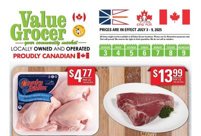 Value Grocer Flyer July 3 to 9