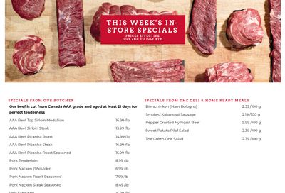 Denninger's Weekly Specials July 2 to 8