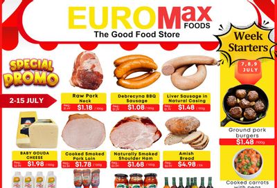 EuroMax Foods Bi-Weekly Flyer July 2 to 15 EuroMax Foods Bi-Weekly Flyer July 2 to 15