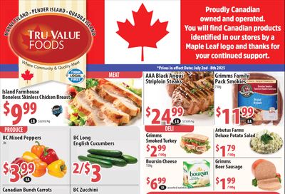 Tru Value Foods Flyer July 2 to 8