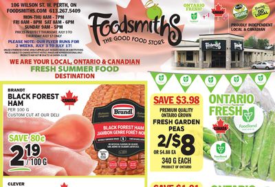 Foodsmiths Flyer July 3 to 17 Foodsmiths Flyer July 3 to 17