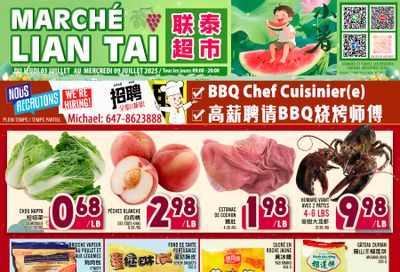Marche Lian Tai Flyer July 3 to 9 Marche Lian Tai Flyer July 3 to 9