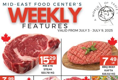 Mid-East Food Centre Flyer July 3 to 9