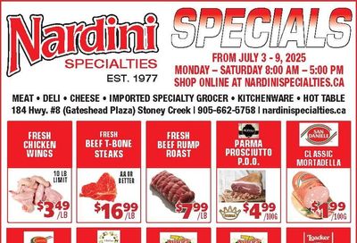 Nardini Specialties Flyer July 3 to 9