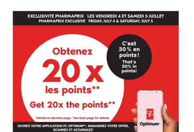 Pharmaprix Flyer July 4 to 10