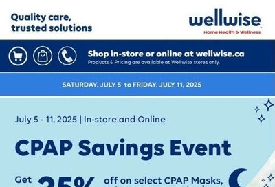 Wellwise By Shoppers Flyer July 5 to 11