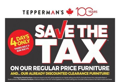 Tepperman's Flyer June July 3 to 9