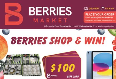Berries Market Flyer July 1 to 9