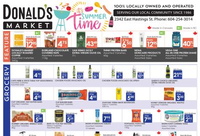 Donald's Market Flyer July 3 to 16 Donald's Market Flyer July 3 to 16