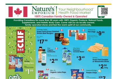 Nature's Emporium Bi-Weekly Flyer July 3 to 16 Nature's Emporium Bi-Weekly Flyer July 3 to 16