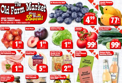 The Old Farm Market (Courtenay) Flyer July 3 to 9
