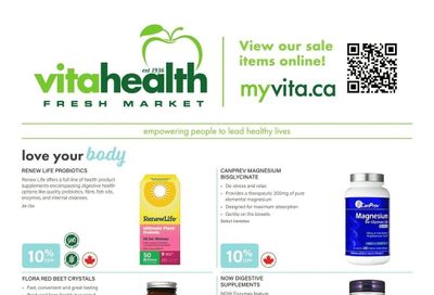 Vita Health Fresh Market Flyer July 3 to 23 Vita Health Fresh Market Flyer July 3 to 23