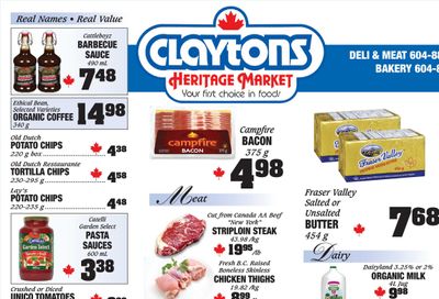 Claytons Heritage Market Flyer July 4 to 10