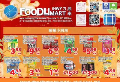 FoodyMart (HWY7) Flyer July 4 to 10
