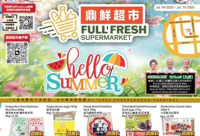 Full Fresh Supermarket Flyer July 4 to 10 Full Fresh Supermarket Flyer July 4 to 10