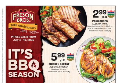 Freson Bros. Flyer July 4 to 10