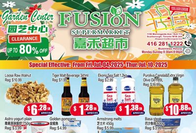 Fusion Supermarket Flyer July 4 to 10 Fusion Supermarket Flyer July 4 to 10