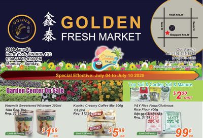 Golden Fresh Market Flyer July 4 to 10 Golden Fresh Market Flyer July 4 to 10
