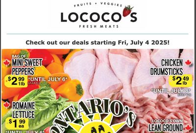 Lococo's Flyer July 4 to 10