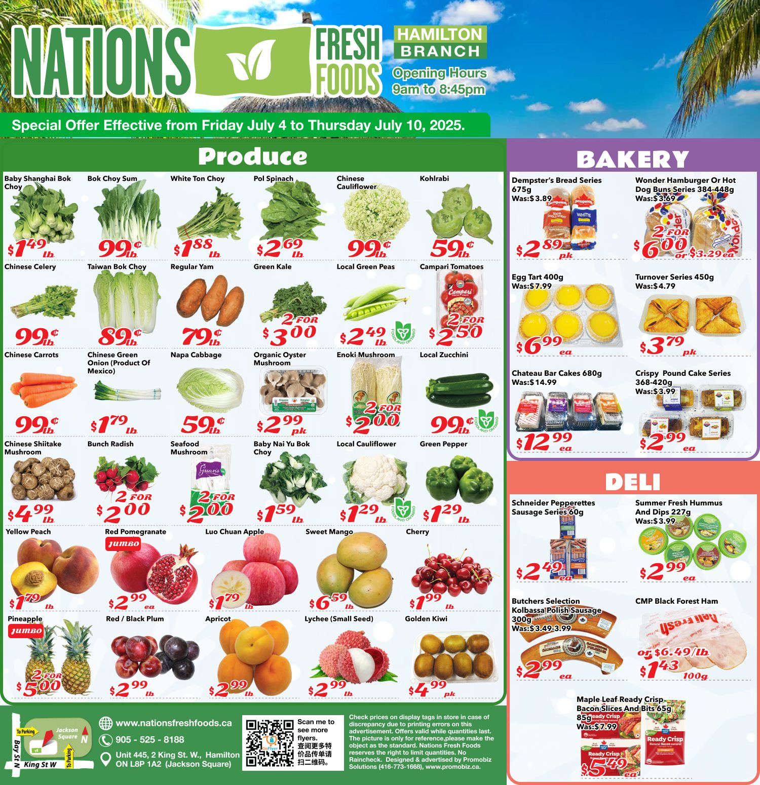 Nations Fresh Foods (Hamilton) Flyer July 4 to 10