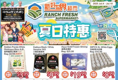 Ranch Fresh Supermarket Flyer July 4 to 10