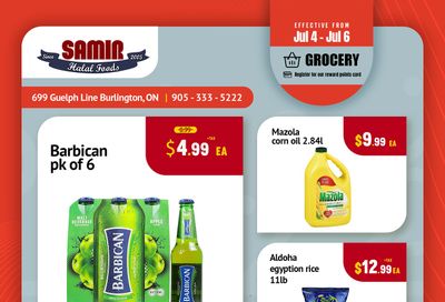 Samir Supermarket Flyer July 4 to 6