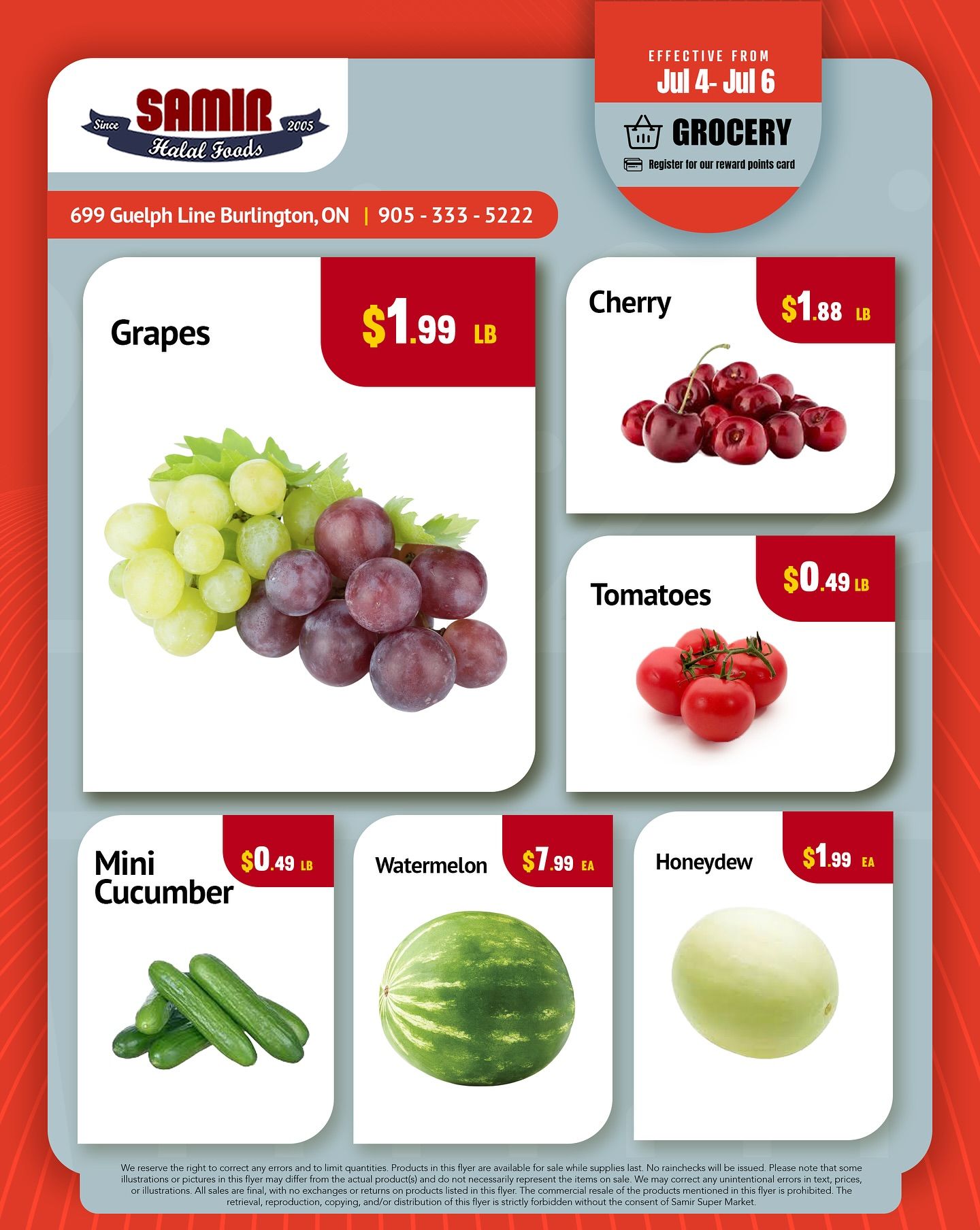 Samir Supermarket Flyer July 4 to 6