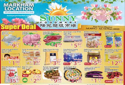 Sunny Foodmart (Markham) Flyer July 4 to 10