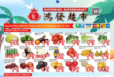 Superking Supermarket (North York) Flyer July 4 to 10