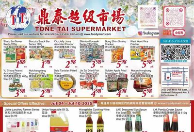 Tone Tai Supermarket Flyer July 4 to 10