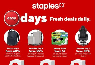 Staples Flyer July 4 to 10