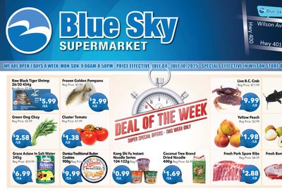 Blue Sky Supermarket (North York) Flyer July 4 to 10