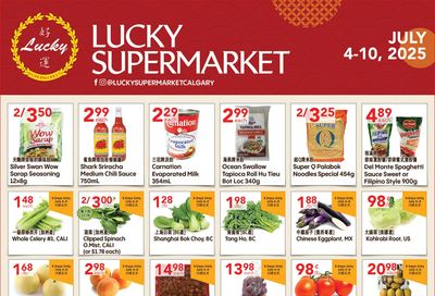 Lucky Supermarket (Calgary) Flyer July 4 to 10