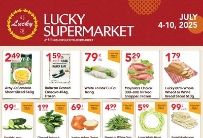 Lucky Supermarket (Winnipeg) Flyer July 4 to 10