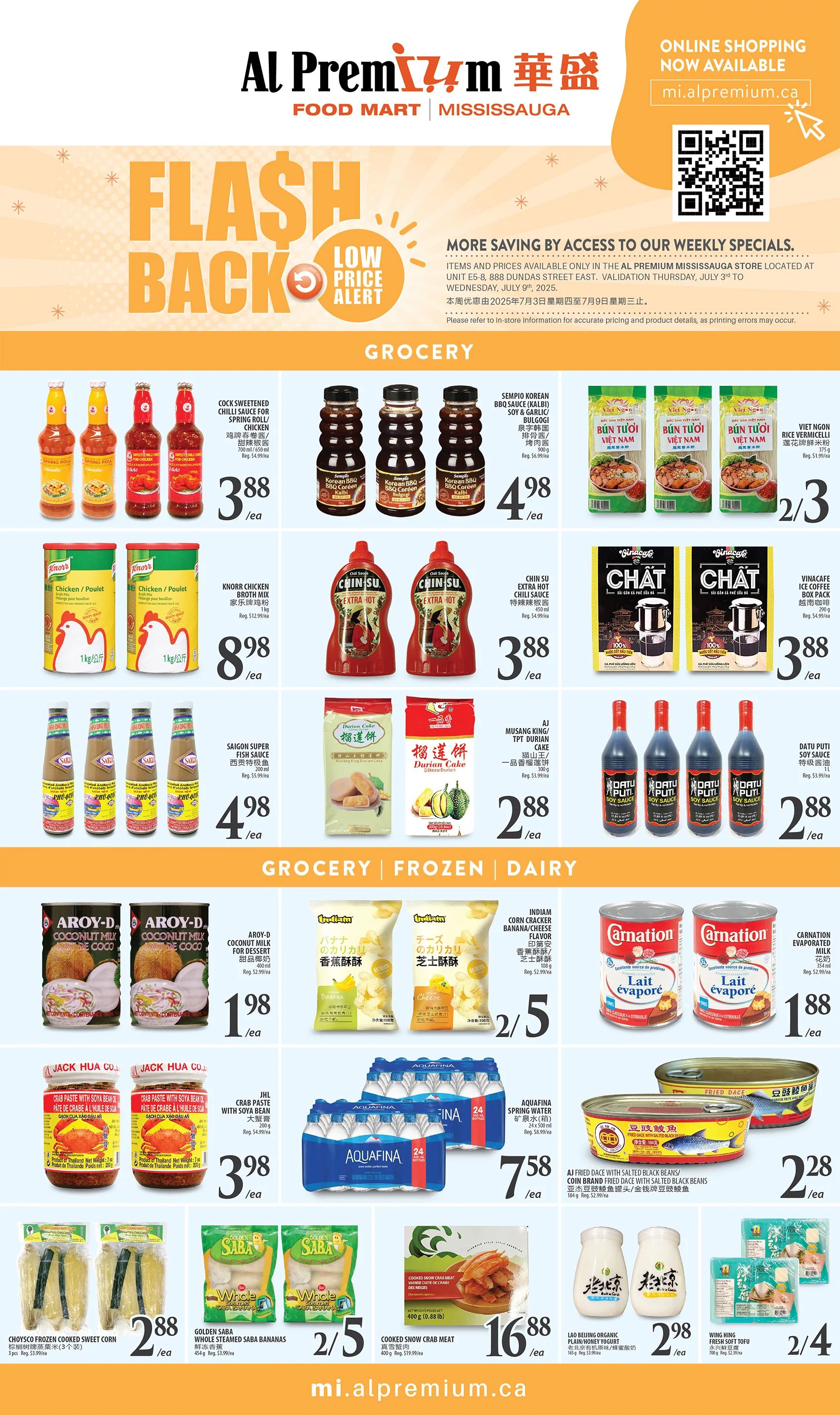 Al Premium Food Mart (Mississauga) Flyer July 3 to 9