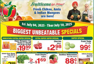 Fruiticana (Chestermere) Flyer July 4 to 10